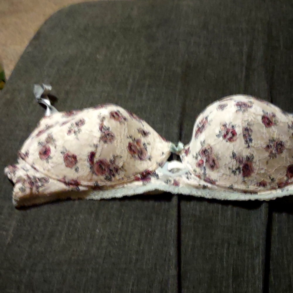 PInk Rose Lace Bra